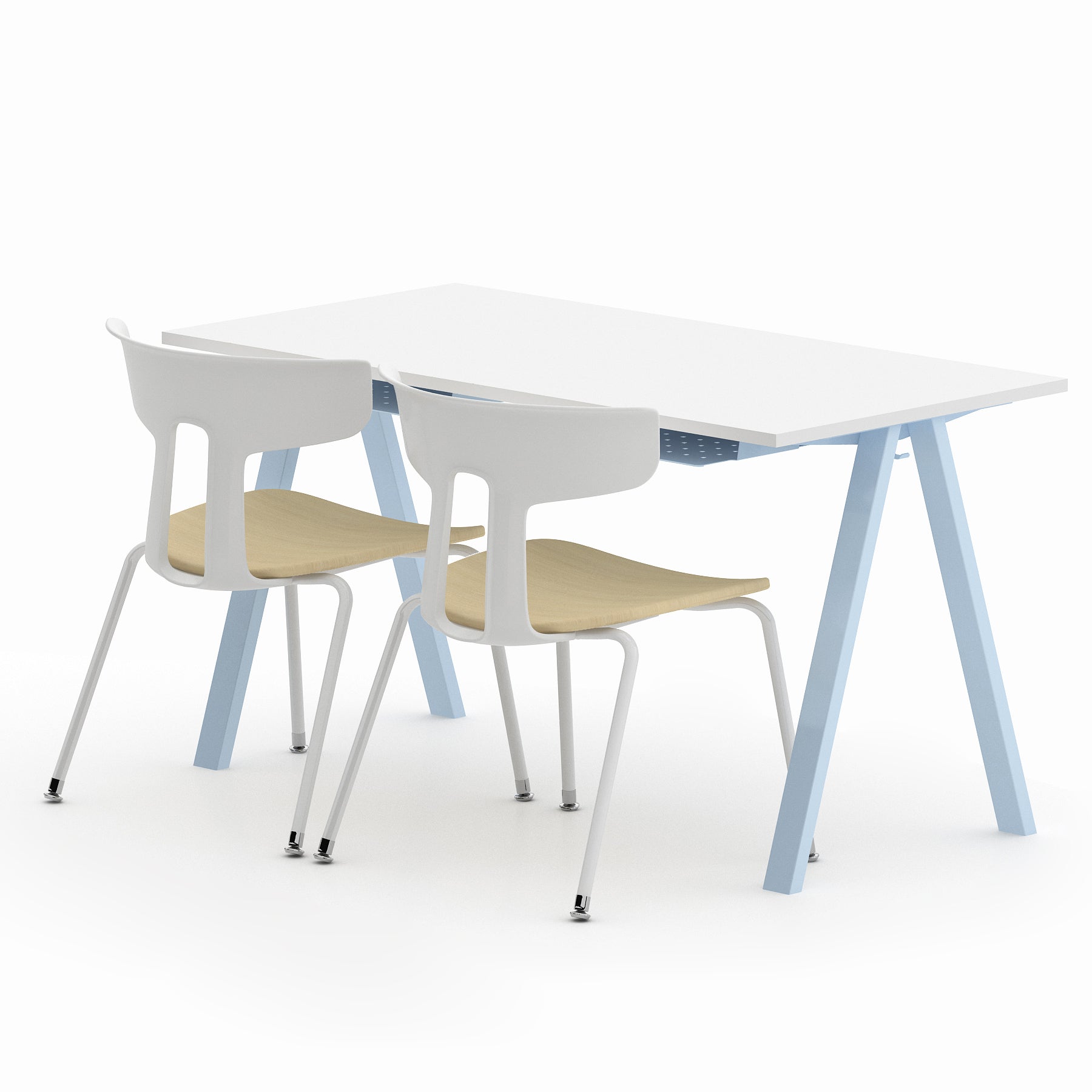 Inspired Student Desk - Rectangular - Year 2 to 4 | DH61cm - Desk - Student | Echelon Workplaces | Office Furniture