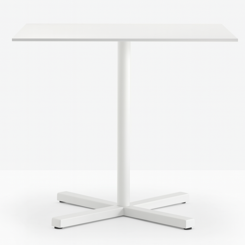 Bold Bistro table - All White - Table - Square | Echelon Workplaces | Office Furniture