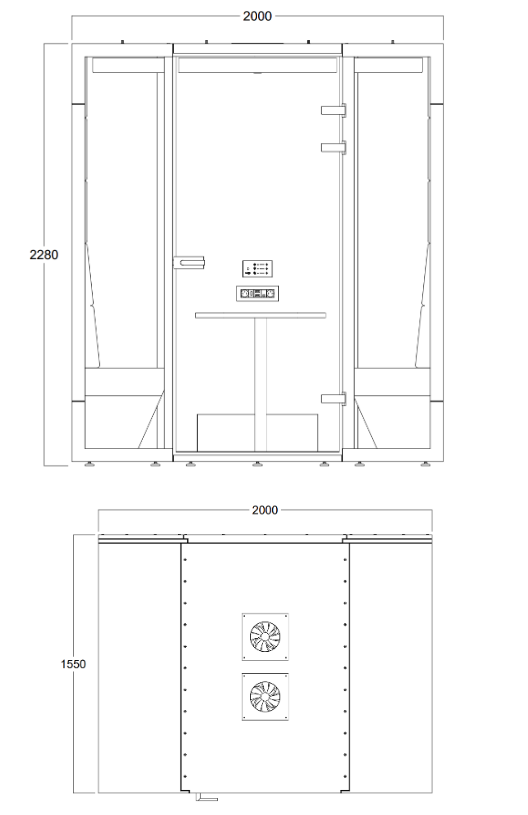 L PRO BOOTH - Acoustic Office Pod | Echelon Workplaces