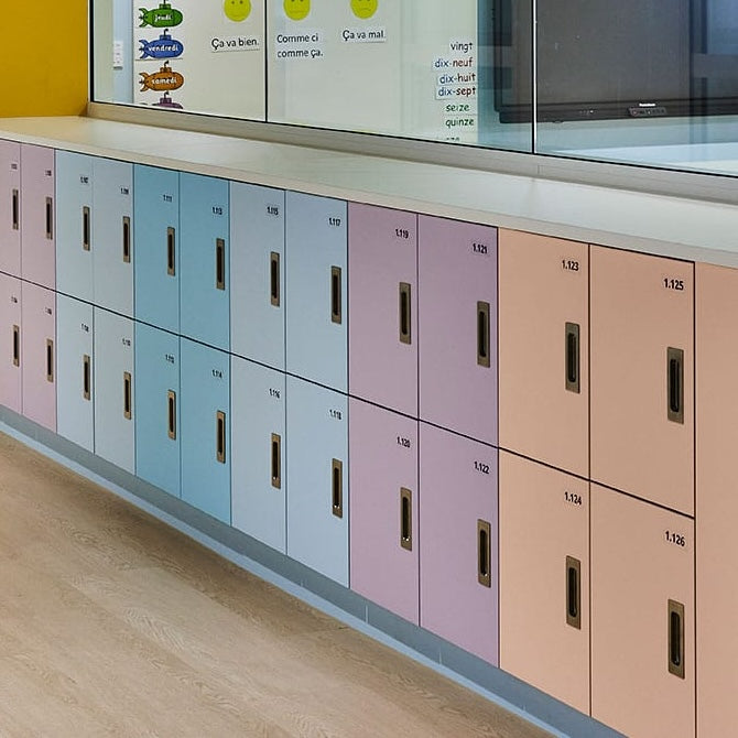 Indoor - 6 x Door Locker - Locker | Echelon Workplaces | Office Furniture